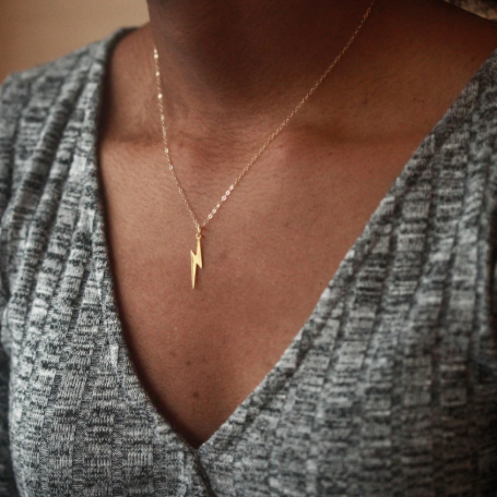 3 for $20 Foudre Lightning Bolt Necklace